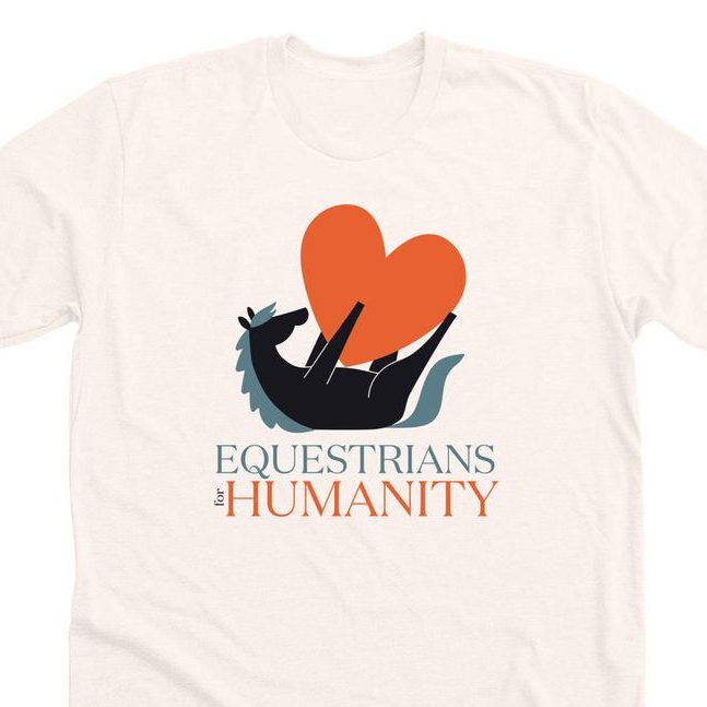 Equestrians for humanity t-shirt
